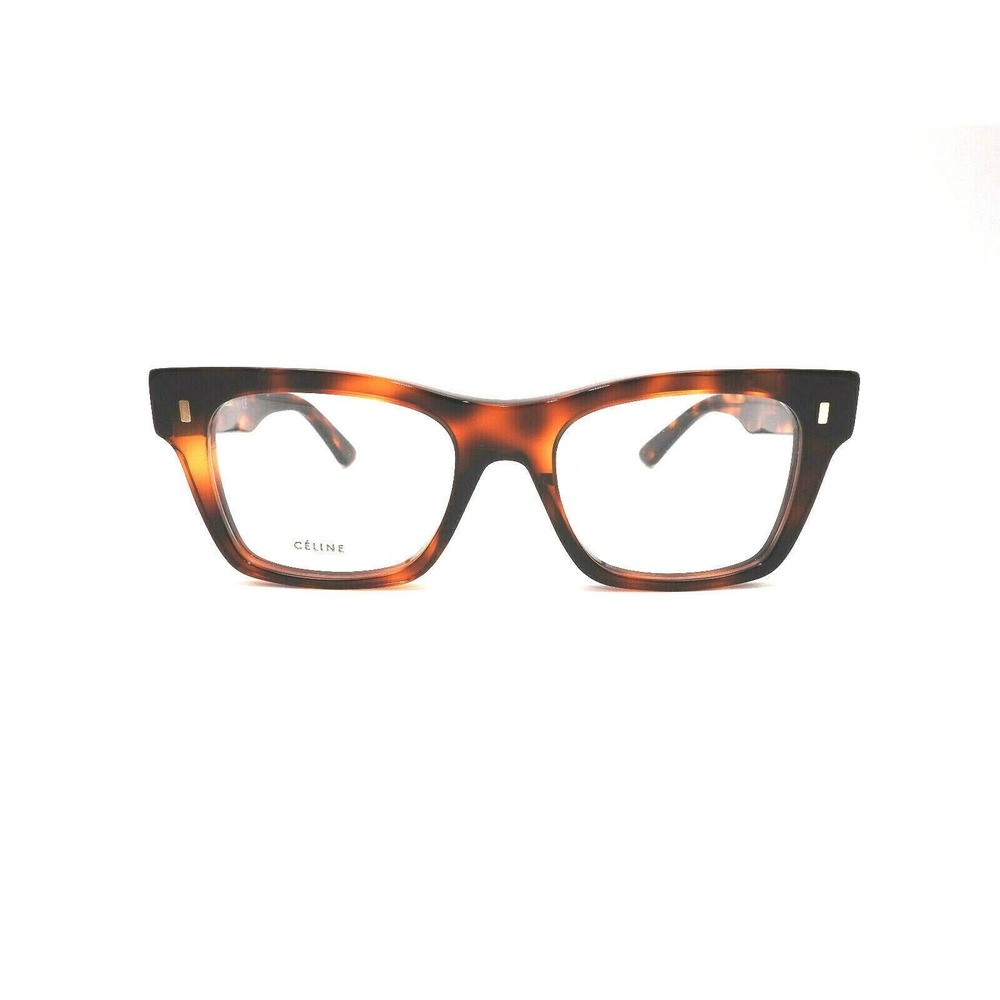 CELINE Women's Eyeglasses with Demo Lenses, CL50011I, Tortoise Brown  NEW - Picture 2 of 6